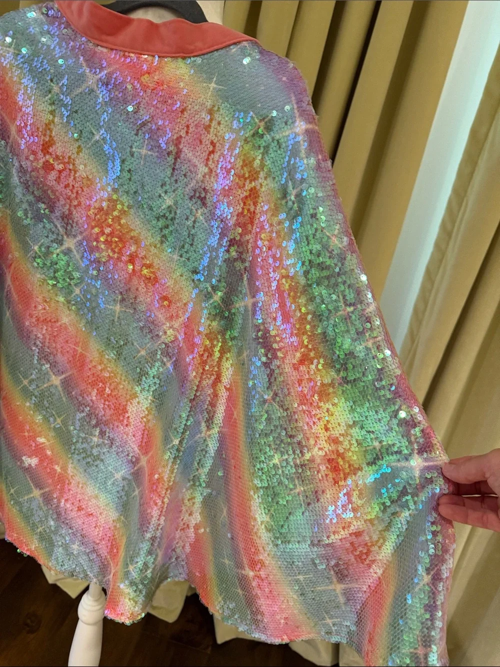 Ratatam - Kids Rainbow Sequin Fairy Cape Costume
